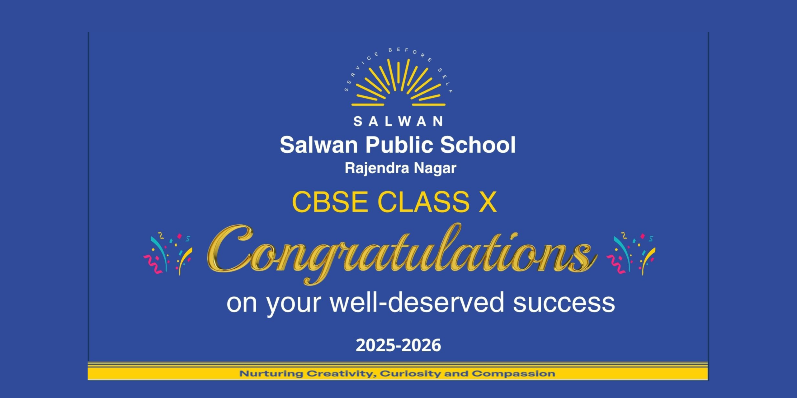 Celebrating our Class X achievers—your dedication has paid off. The future is yours to shape!